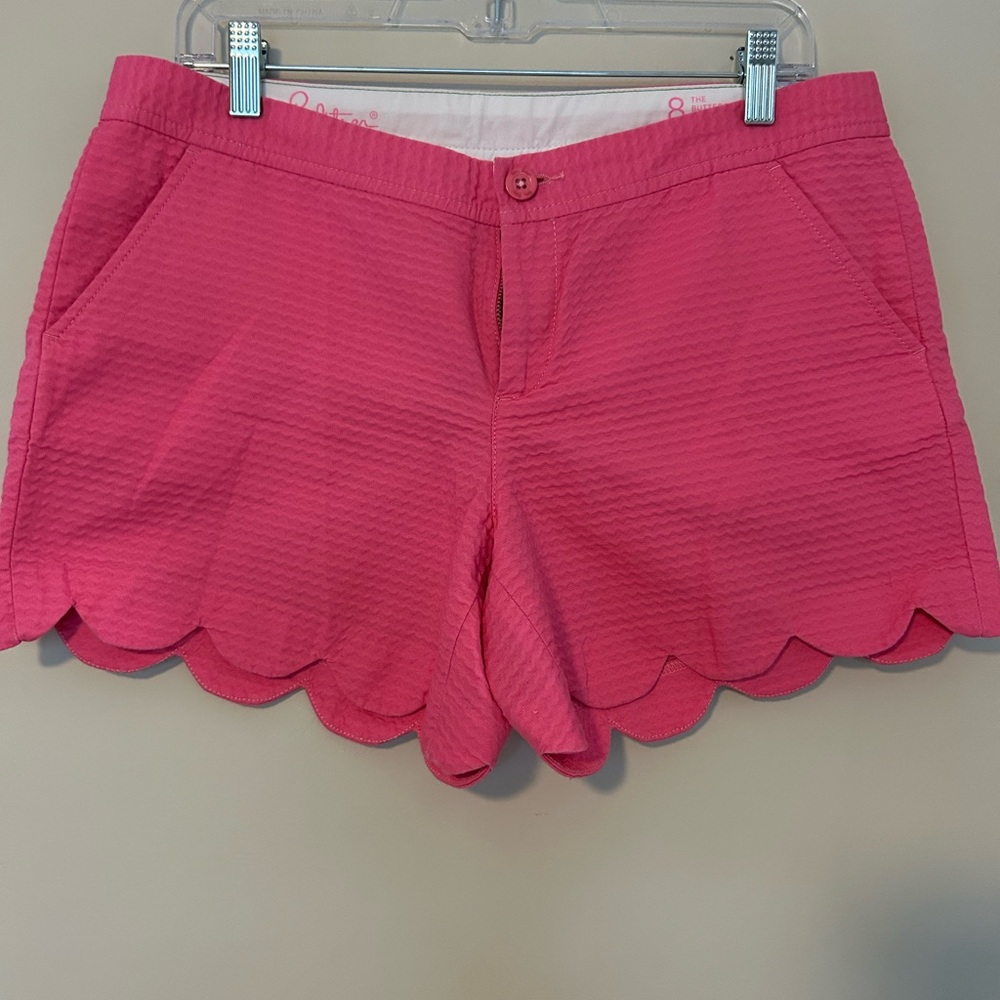 EUC Lilly Pulitzer size 8 pink Buttercup shorts